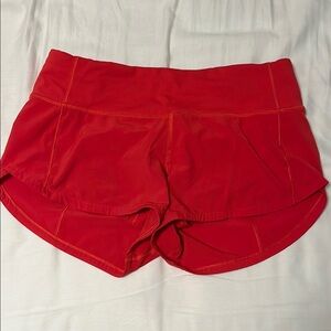 COPY - Lululemon Women's Red Athletic Shorts
